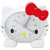 ハローキティ フェイス形電波クロックの画像