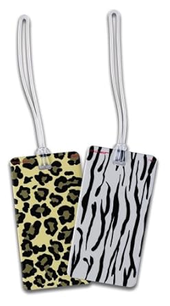 Belle Hop Zebra Fashion Luggage Tag