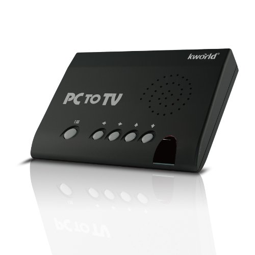 Kworld KW-SA235 Hz PlusTV PC to TV Converter with Adjustable Display, Screen Position, Brightness, Contrast, Definition and Tone On Sale