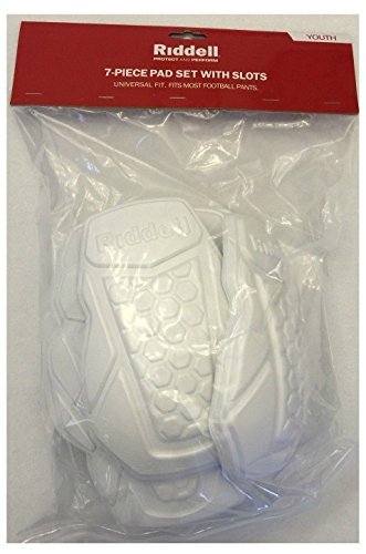 Riddell 7-piece pad set with slots (Youth)