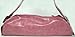 Mottled Rose Pink Tube Purse Handbag Chrome Hardware