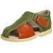 See Kai Run Infant/Toddler Jacob Turtle Green And Jaffa Orange Sandal