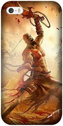 Iphone 5/5S - Utral Slim Black Hard Case for Iphone 5/5S Video Game God Of War III Shock-Proof Protective Case