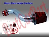 90 91 92 93 Honda Accord 2.2 Dx Lx Ex Short Ram Intake Red (Included Air Filter) #Sr-hd006r