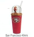 Pack of 5 NFL San Francisco 49ers Wind-Up Mascot Drink Cups