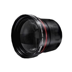 Vivitar Series 2 High Definition 3.5X Telephoto Lens For Nikon Coolpix P80 With Tube Adapter + LCD Screen Protectors + Lens Cleaning Kit