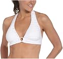 Anne Cole Women's Hyannisport Sheer Dot Halter Swimsuit Top
