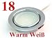 18 LED Einbauleuchte Einbaustrahler Warm Weiss Warmweiß