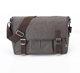 OiOi Baby Bags Waxed Canvas Military Satchel Diaper Bag