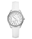 GUESS Women's Crystal Accented Leather Watch #75960L
