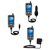 Deluxe Kit for the Mio Technology DigiWalker 336g includes a USB cable with Car and Wall Charger - Gomadic Brand w/ TipExchange Technology