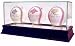 Sporting Goods : Triple Baseball Glass Display Case