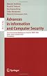 Advances in Information and Computer Security: First International Workshop on Security, IWSEC 2006, Kyoto, Japan, October 23-24, 2006, Proceedings ... Computer Science / Security and Cryptology)