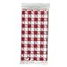 Red Gingham Table Cover Round