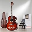 Esteban Amber Ice Jumbo Acoustic Electric Guitar Package w/ 10 DVDs and Accessories - Blem