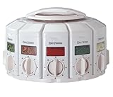 KitchenArt 25000  Auto Measure Spice Carousel without Spices, White