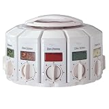 KitchenArt25000AutoMeasureSpiceCarouselwithoutSpices,White