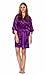 Satin kimono bridesmaids robe