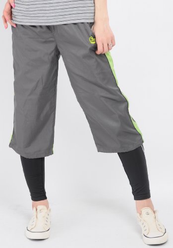 (コンバース)CONVERSE パンツ レディース/スパッツ 付き ダイヤリップ クロップ丈 配色パンツ
