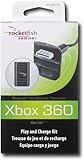 Xbox 360 Rocketfish Play & Charge Kit Black