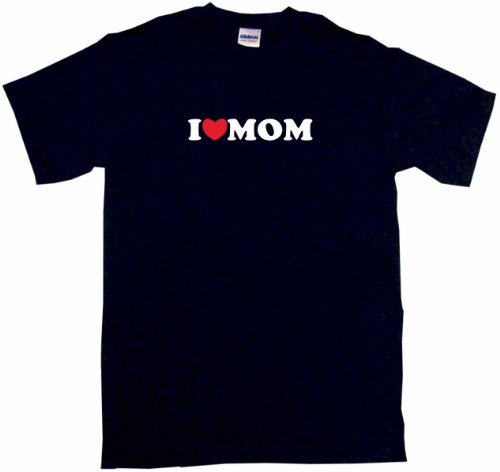 I Heart (Love) Mom Women's Regular Fit Tee Shirt in 3 Colors Small thru XXL