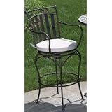 Alfresco Home Classico Swivel Bar Chair Set of 2 with Factory Supplied Cushions