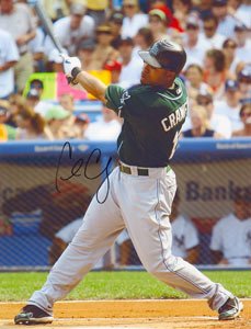 Carl Crawford Signed Tampa Bay Rays 8x10 Photo
