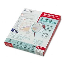 C-Line 62048 - Top-Load Polypropylene Sheet Protectors, Standard, Ltr, Non-Glare,100/Box-CLI62048