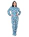 Footed Pajamas - Winter Wonderland Adult Drop Seat Fleece