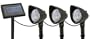 Moonrays 91460 Solar Powered Outdoor Spotlights, Black, 3 Pack