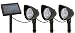 Moonrays 91460 Solar Powered Outdoor Spotlights, Black, 3-Pack