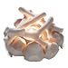 Kikkerland Campfire Porcelain Tea Light Holder