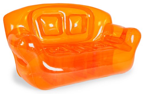 Bubble Inflatables Inflatable Couch, Tangerine Orange