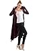 Thanth Womens Draped Open Front Stylish Long Knit Cardigan