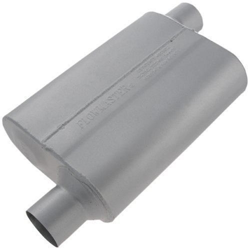 Flowmaster 42543 40 Series Muffler - 2.50 Offset IN / 2.50 Offset OUT - Aggressive Sound