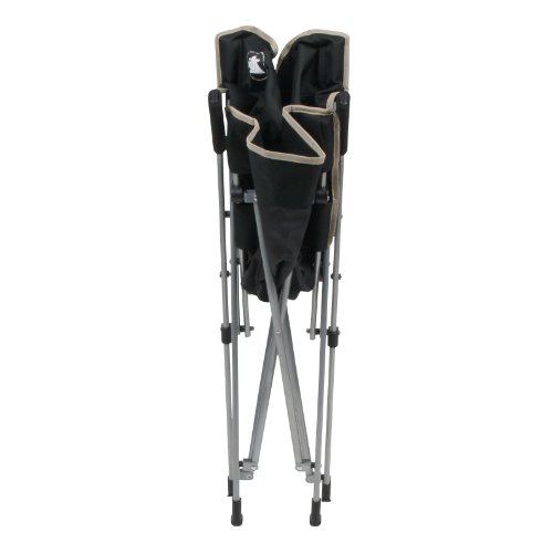 10T slimBOY Fauteuil de camping Noir 62 x 72 x 104 cm
