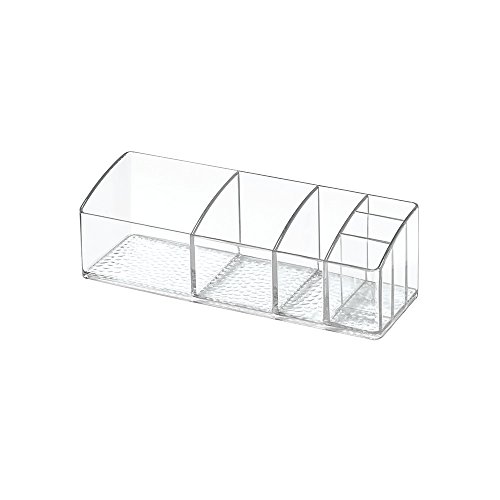 InterDesign Med+ Bathroom Medicine Cabinet Organizer, for Vitamins, Medical Supplies, Makeup - Clear