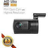 Dashboard Camera, SplashETech Mini 0806 Dash Cam *World's Smallest Dash Camera W/ Screen* Amba A7LA50 + OV4689, HDR, Full HD 1296P, Car Recorder, Dvr Car Camera with GPS Logger + MLC TF Card