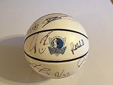 2012 DALLAS MAVERICKS Team Signed Autographed Logo Basketball COA DIRK+++