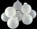 Club Pack of 16 Clear Frost Matte Glass Ball Christmas Ornaments 3.25" (80mm)