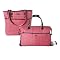 Overland Travelware Quilted Weekender 2-pc. Set - Pink