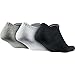 Nike Cotton Cushion No Show Ankle Socks (3 Pack) Multi-color Size Xl(12-15)