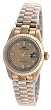 Oniss Women's Gold Tone President Self Winding Automatic Watch Model ON-295-LG