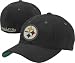 Pittsburgh Steelers Black Throwback Melton Wool Flex Hat
