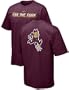 Nike Arizona State Sun Devils Maroon "Fear The Fork" School Pride 2 Sided T Shirt