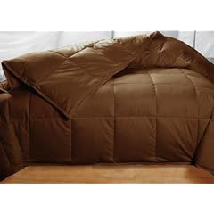 Chocolate Colored Feather Down Comforter - King Siz