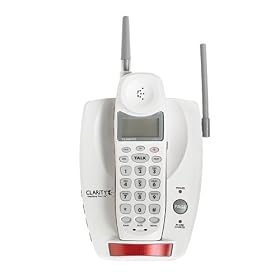 Clarity Amplified 30dB Cordless Phone with Caller ID by DSI
