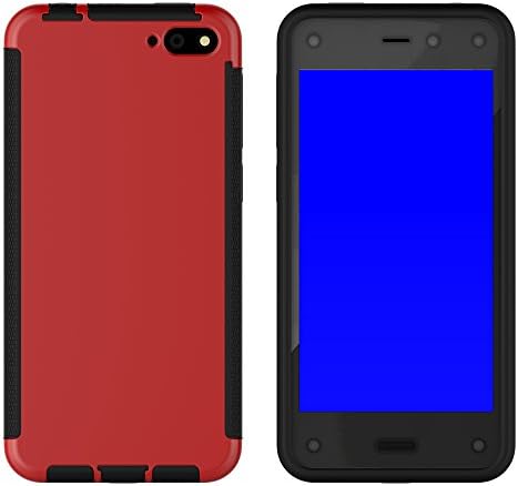 For Fire Phone Case, NewPlus [Heavy Duty defender] Full-Body Protected with Built-in Screen Protector, Shock-Resistant, Anti-Scratch and Dust Protection (Red)