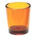 Biedermann & Sons 6 Glass Votive Candle Holder In Amber