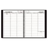 AT-A-GLANCE Recycled Weekly Appointment Book, 8 x 11 Inches, Black, 2012 (70-950-05)